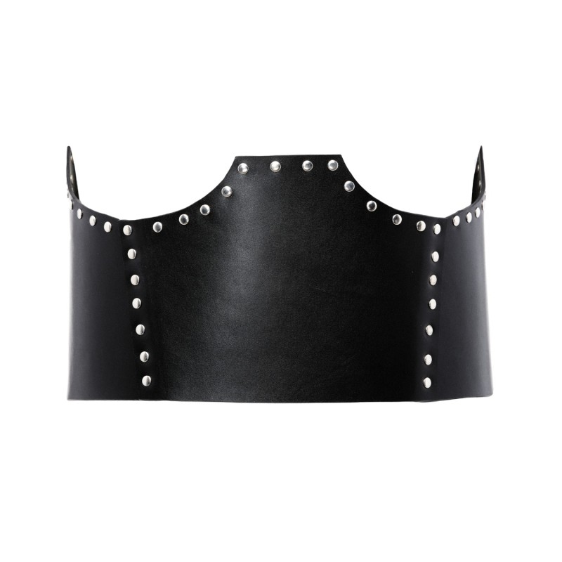 Thumbnail of Wide Black Leather Corset Belt Urania image