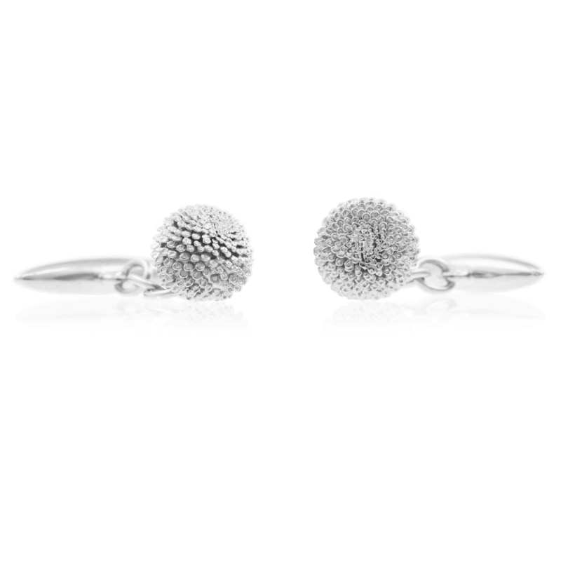 Thumbnail of Dahlia Cufflinks - Silver image