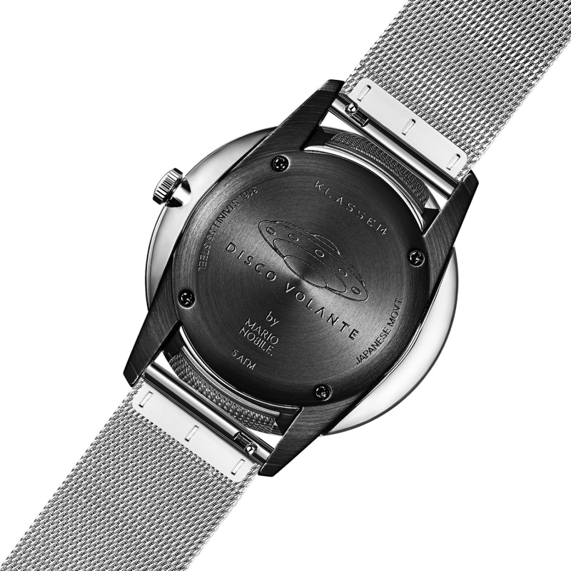 Thumbnail of Disco Volante Silver Black Mesh 36Mm image