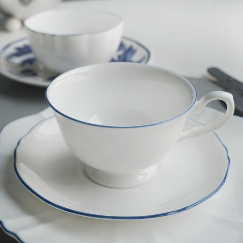 Thumbnail of Amelie - Royal Blue - Tea Cup & Saucer image