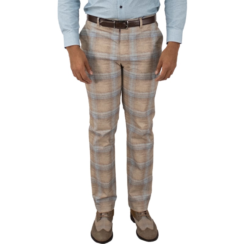 Thumbnail of Jack Lux Tartan Camel Pant image