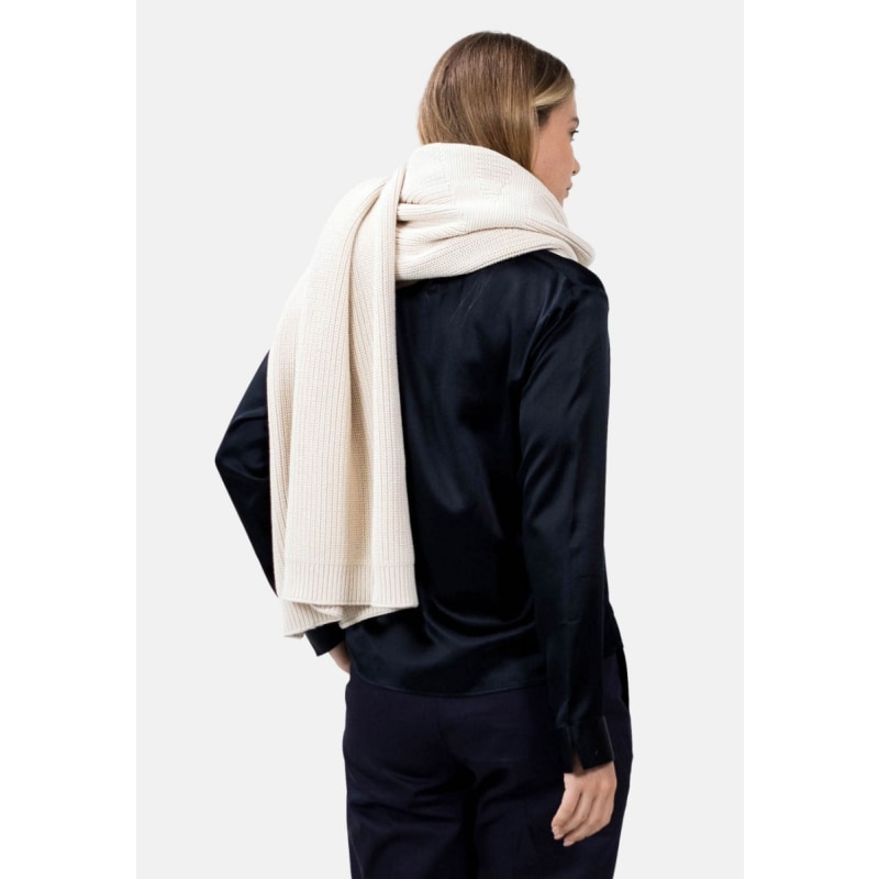 Thumbnail of Olden Ola - Blanket Scarf - White image