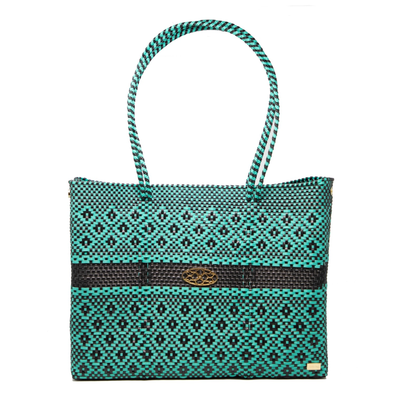 Thumbnail of Turquoise Travel Tote With Clutch image