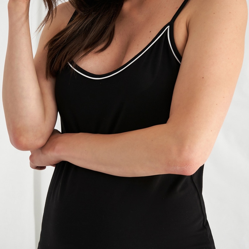 Thumbnail of Bamboo Chemise Nightdress In Black image