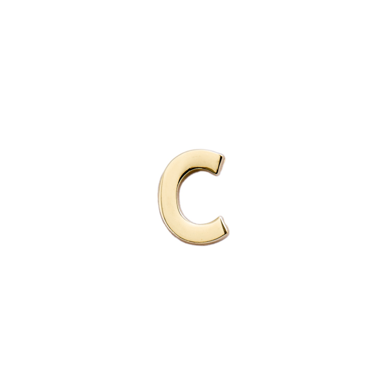 Thumbnail of Golden Letter C Pin image