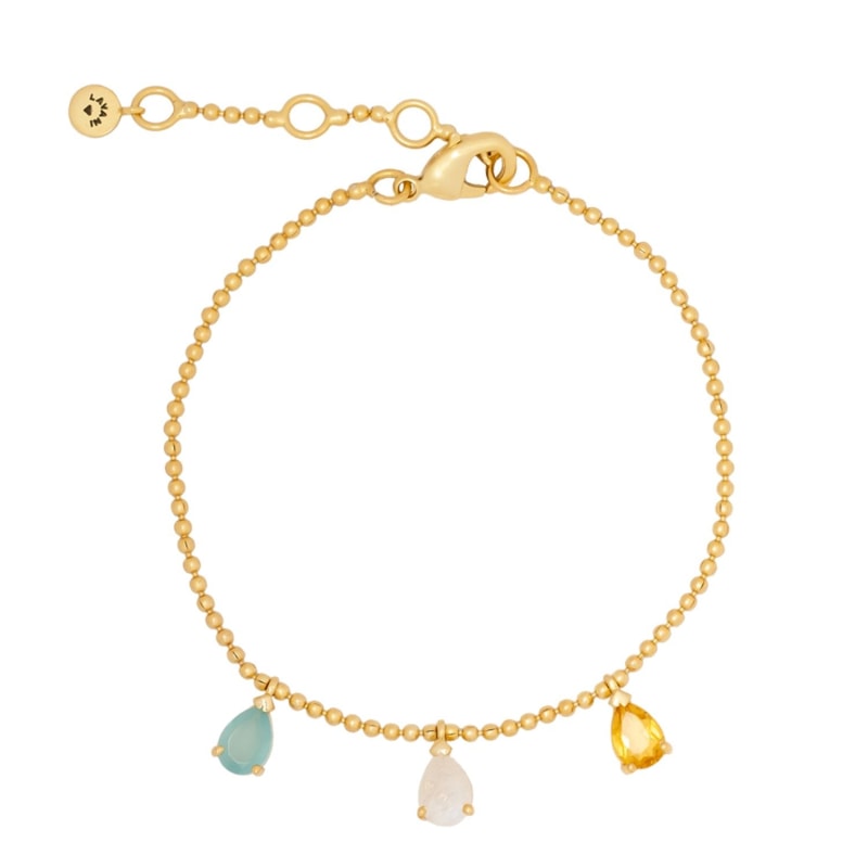 Thumbnail of Aquamarine & Yellow Pride Bracelet image