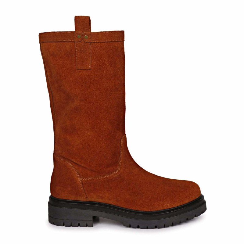 Thumbnail of Alexandra Cuoio Suede Pull On Boots image