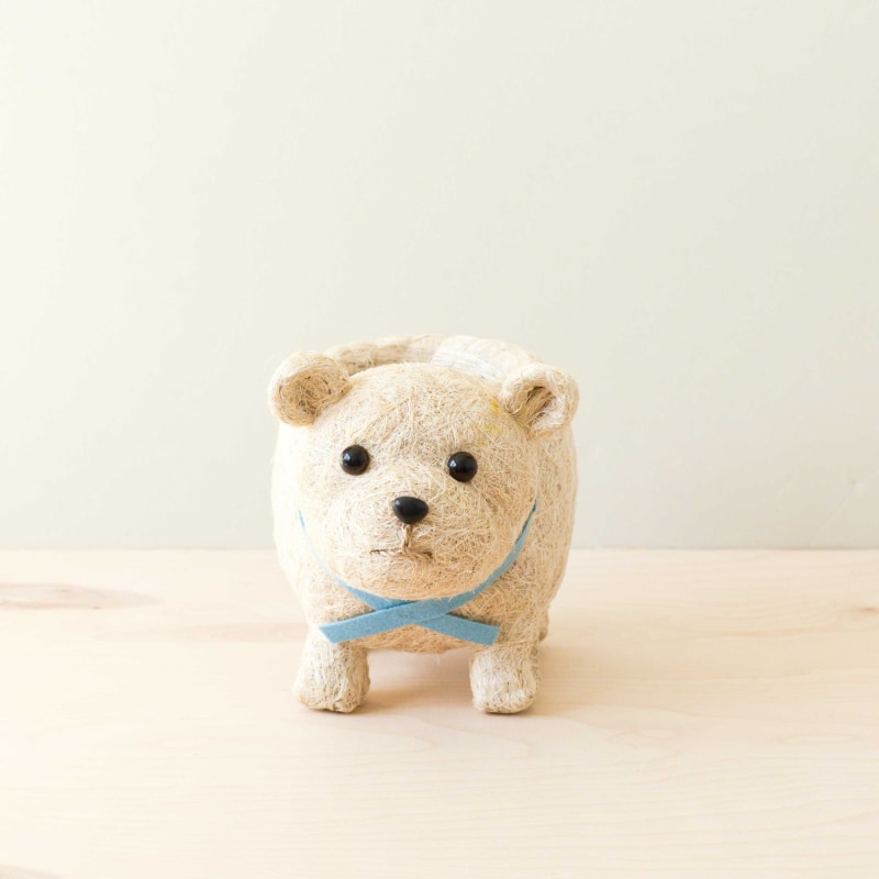 Thumbnail of Polar Bear Planter - Handmade Plant Pot image