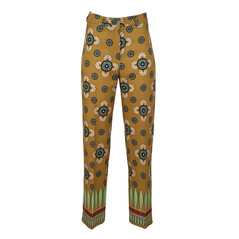 Thumbnail of Abstract Flower Print Pants image