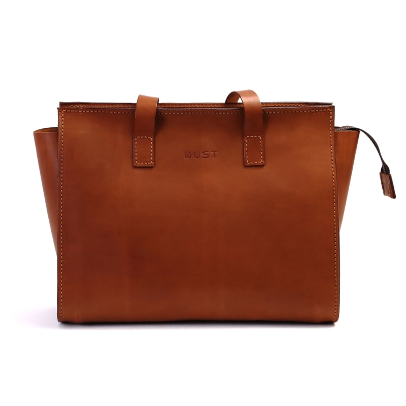 Thumbnail of Leather Shoulder Bag In Cuoio Brown image