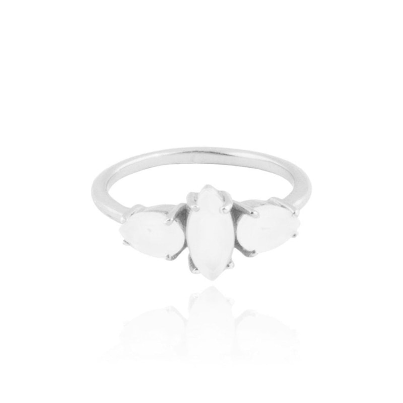 Thumbnail of White & Silver Kasia Ring image