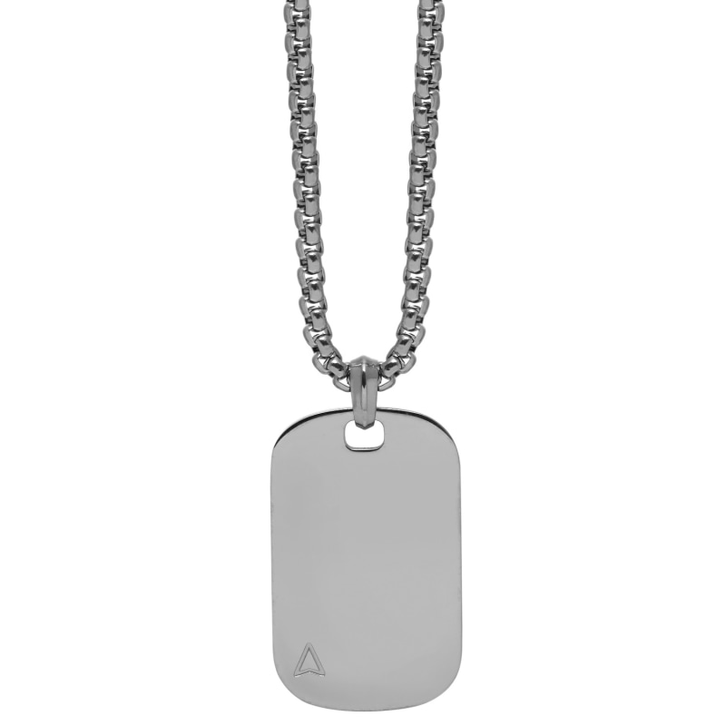 Thumbnail of Id Tag Necklace In Silver image