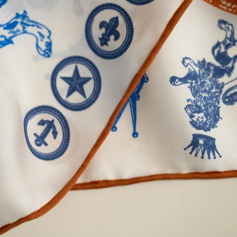 Thumbnail of Silk Scarf With Navigator Of The Sea image