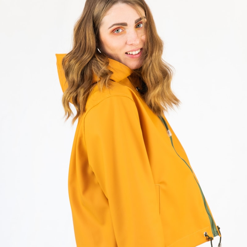 Mustard raincoat new arrivals