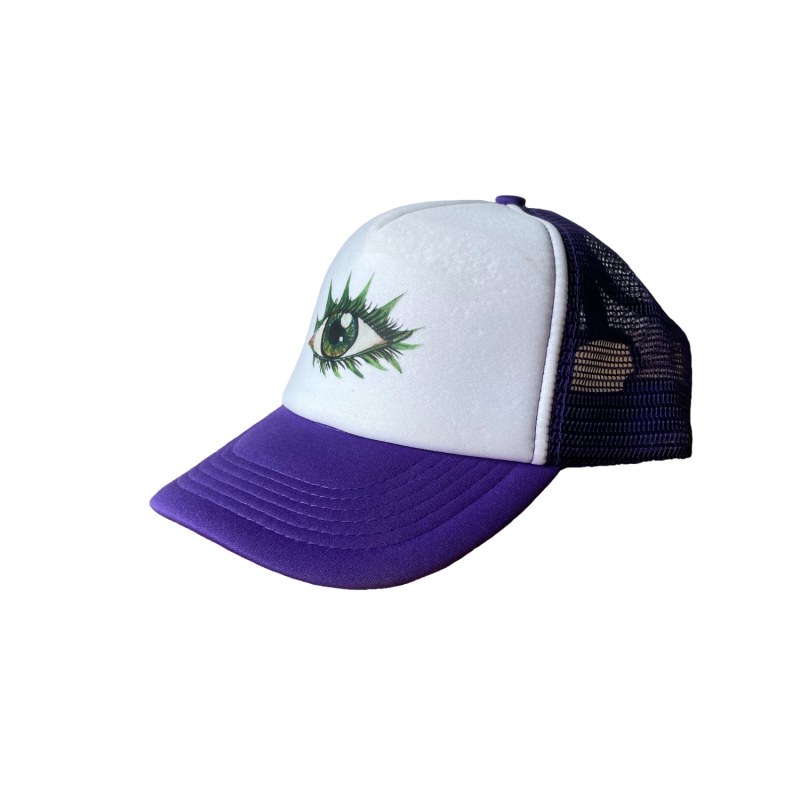 Thumbnail of Original Trucker Cap Dark Purple Eyes image