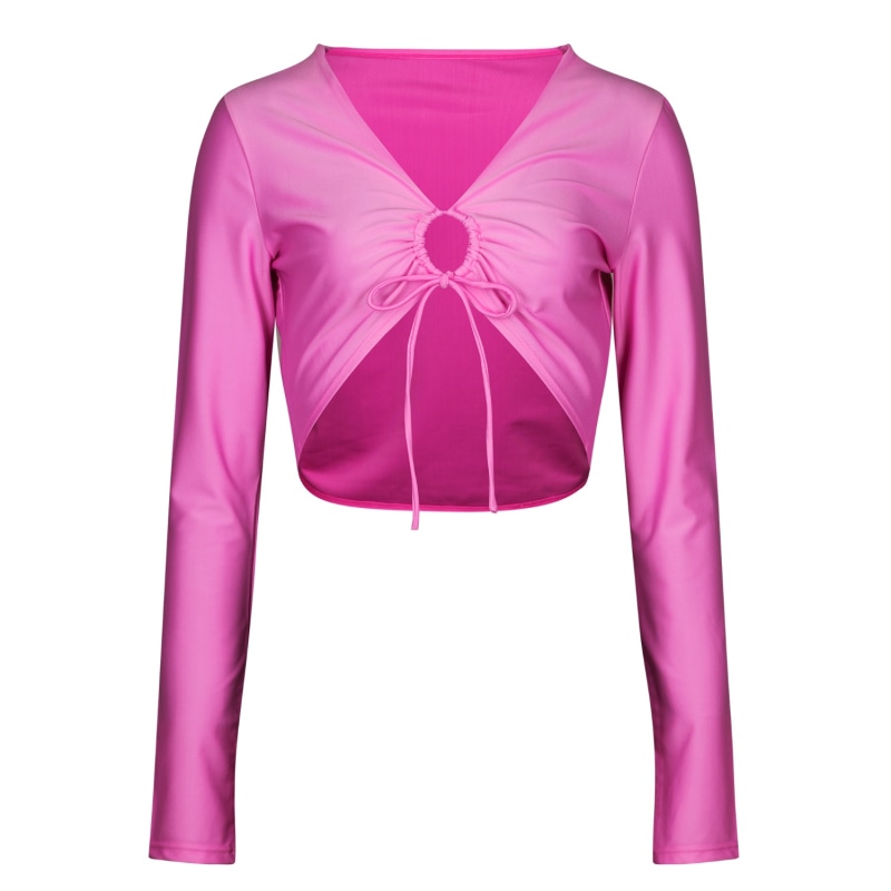 Thumbnail of Jenny Crop Top - Rose Pink image