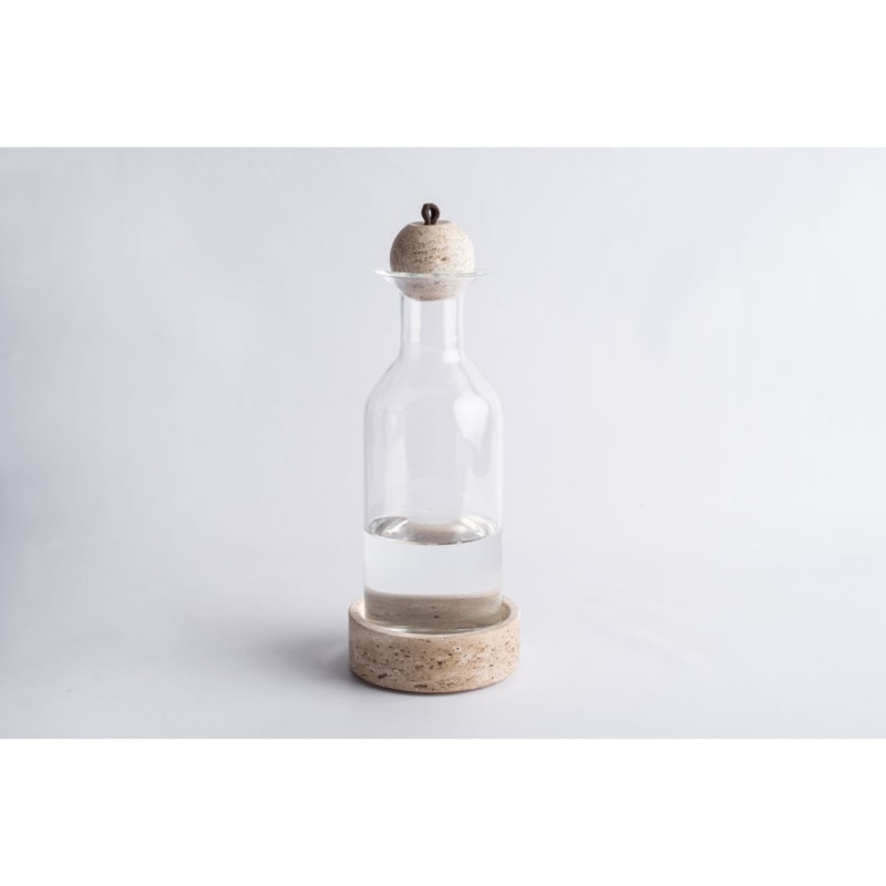 Thumbnail of Less Is More Night Jug - Travertine Marble image