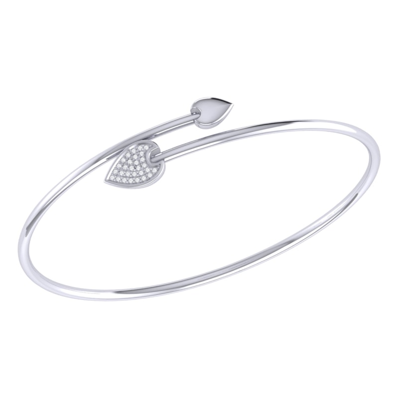 Thumbnail of Raindrop Bangle In Sterling Silver image