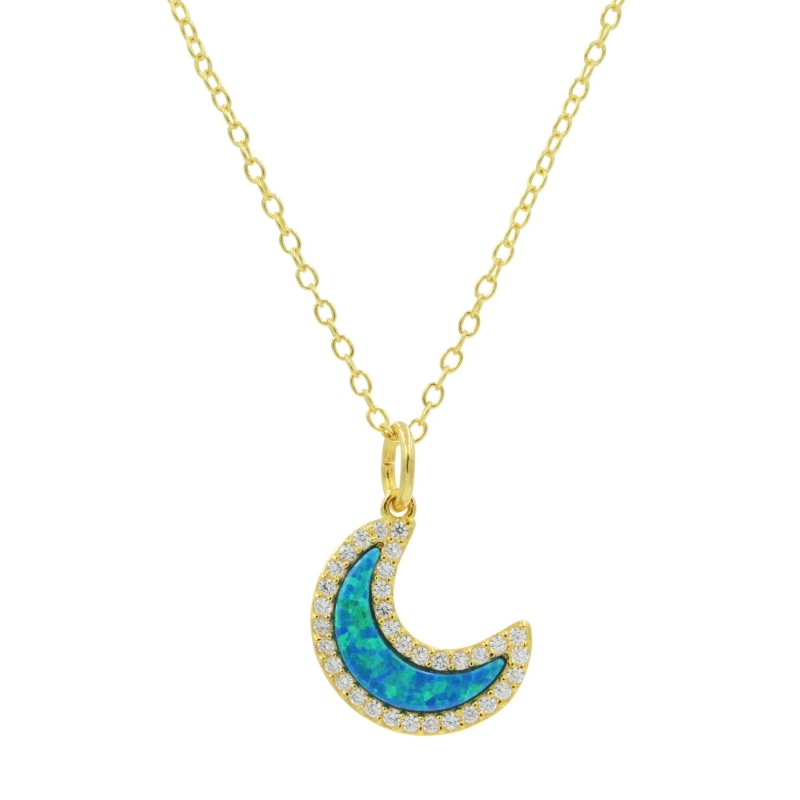 Thumbnail of Opal Moon Necklace image