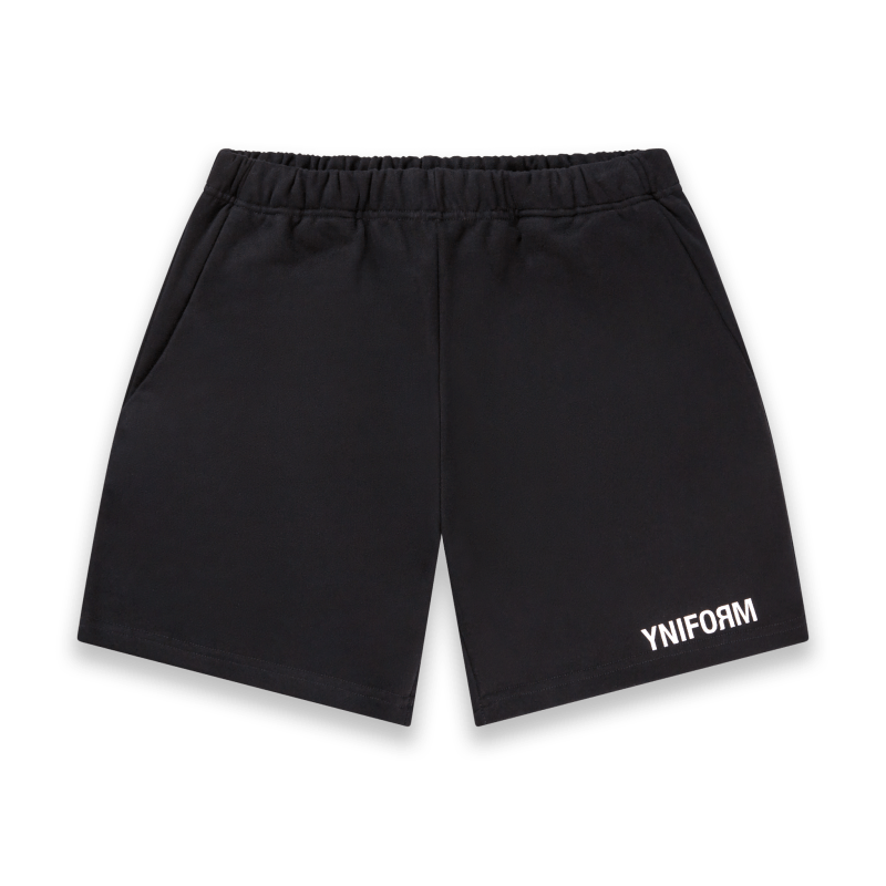 DENSE JOGGER SHORTS - Black