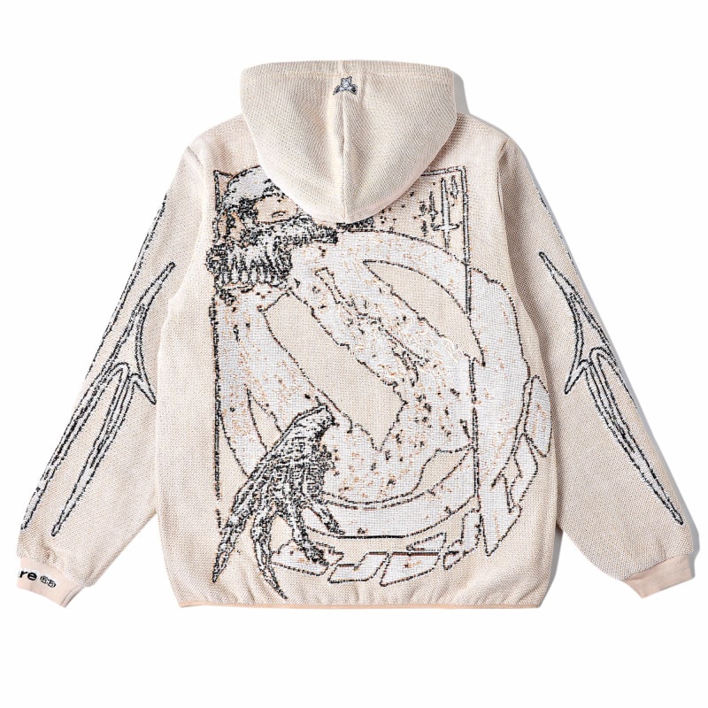 Parisian Collage Jacquard Hoodie - Ready-to-Wear