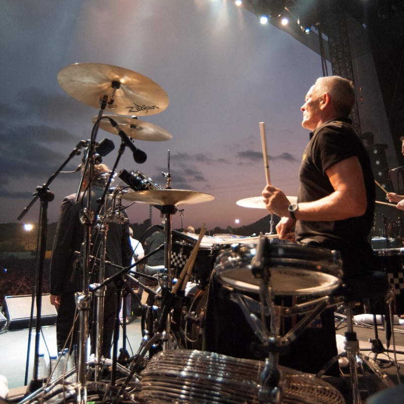 Solid Sterling Silver Signed Drumsticks Pendant Designed By Drummer