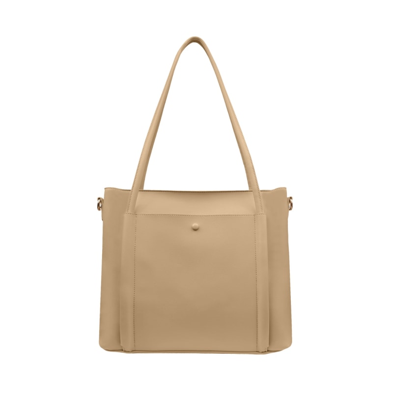 Thumbnail of Madison Ave Large Tote Beige image