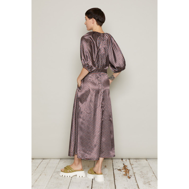 Thumbnail of Maxi Flosi Dress In Brown image