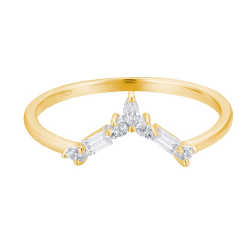 Thumbnail of Monte Arc Ring Yellow Gold Vermeil image