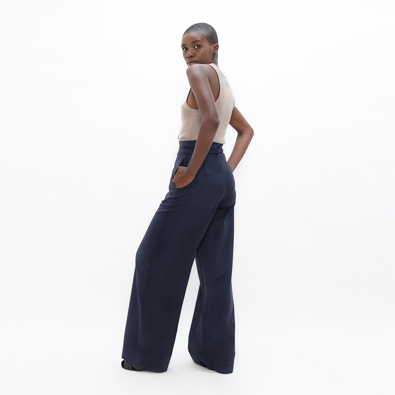 Thumbnail of Florence Organic Cotton Twill Pants In Summer Night Blue image