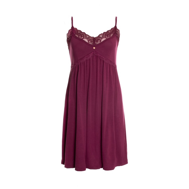 Luxury Bamboo Lace Maxi Chemise - Teal