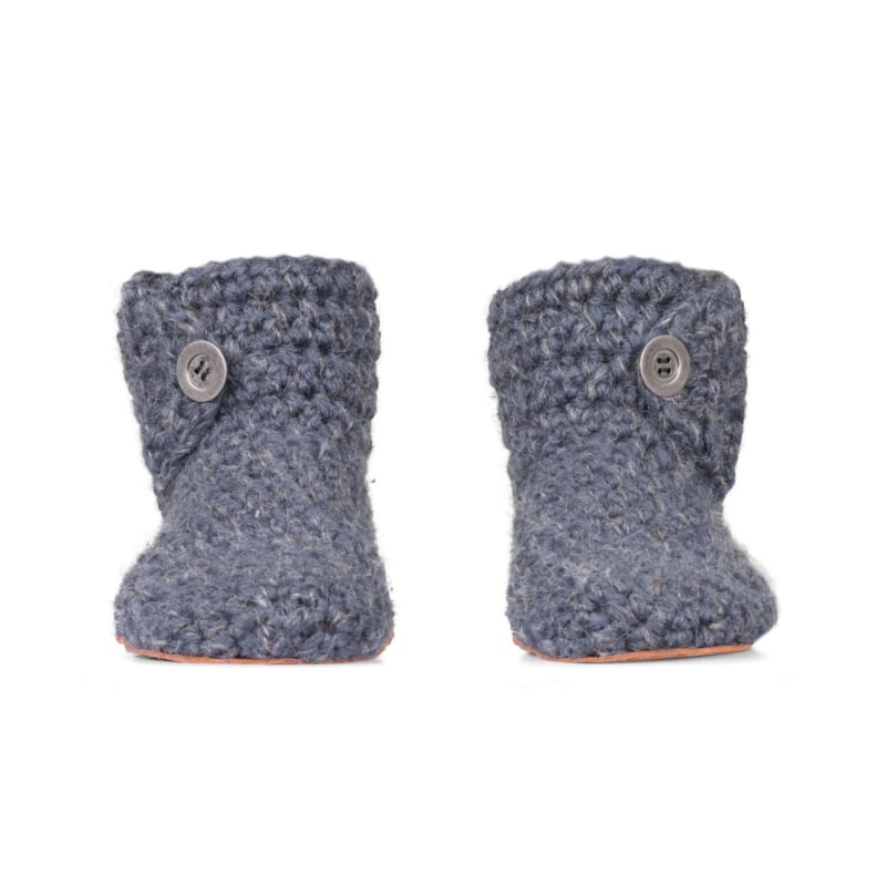 Thumbnail of Handmade Bamboo Wool Slippers In Charcoal Grey For Men & Women image