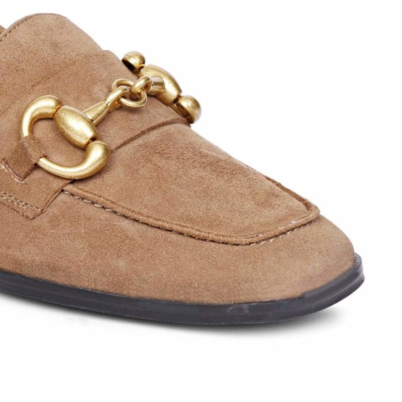 Thumbnail of Jenny Suede Loafer - Taupe image