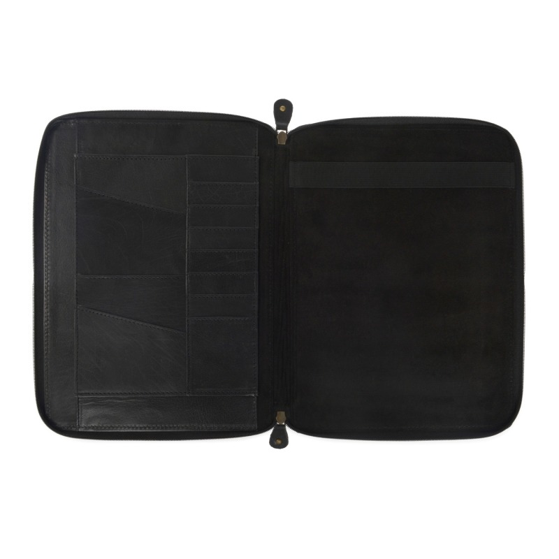 Thumbnail of Classic Black Leather A4 Document Holder image