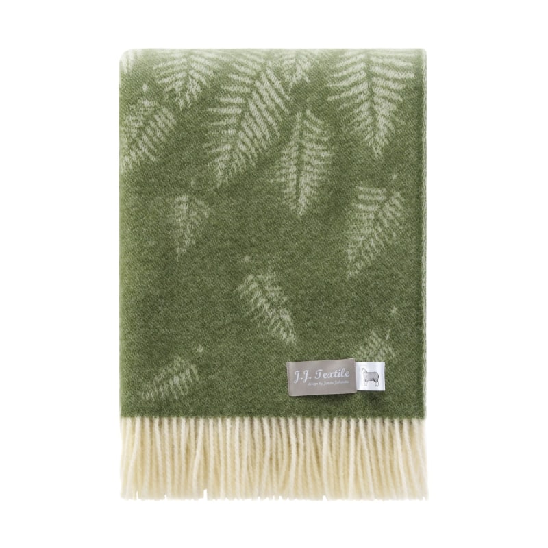 Thumbnail of Green Loose Fern Throw image