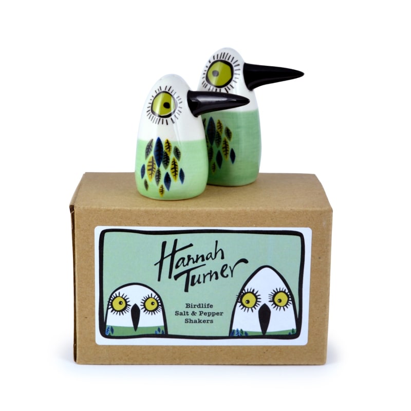 Thumbnail of Green Bird Salt & Pepper Shakers image