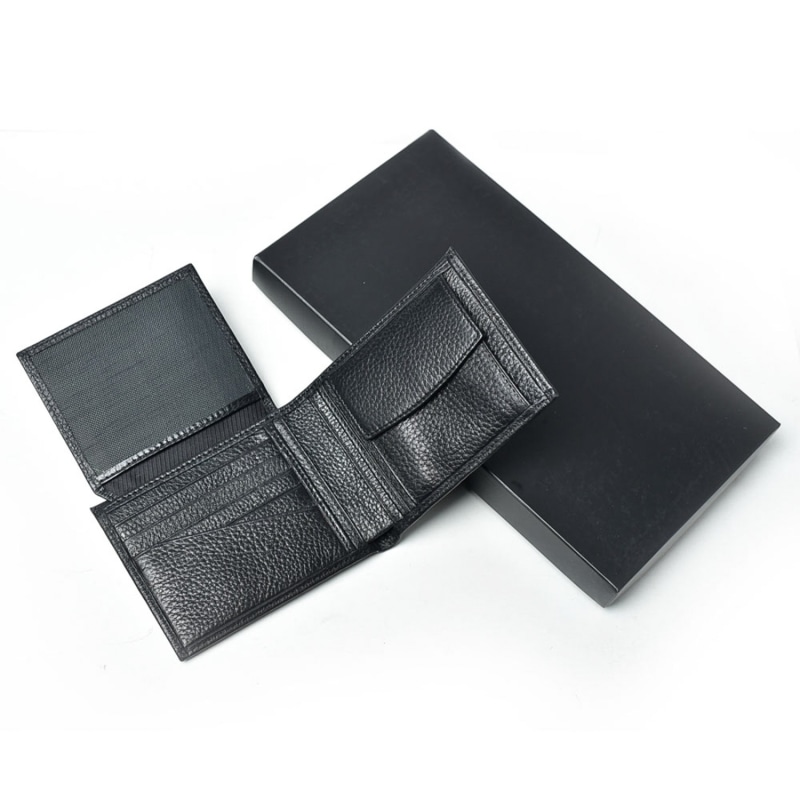 Thumbnail of Men's Leather Wallet Black image