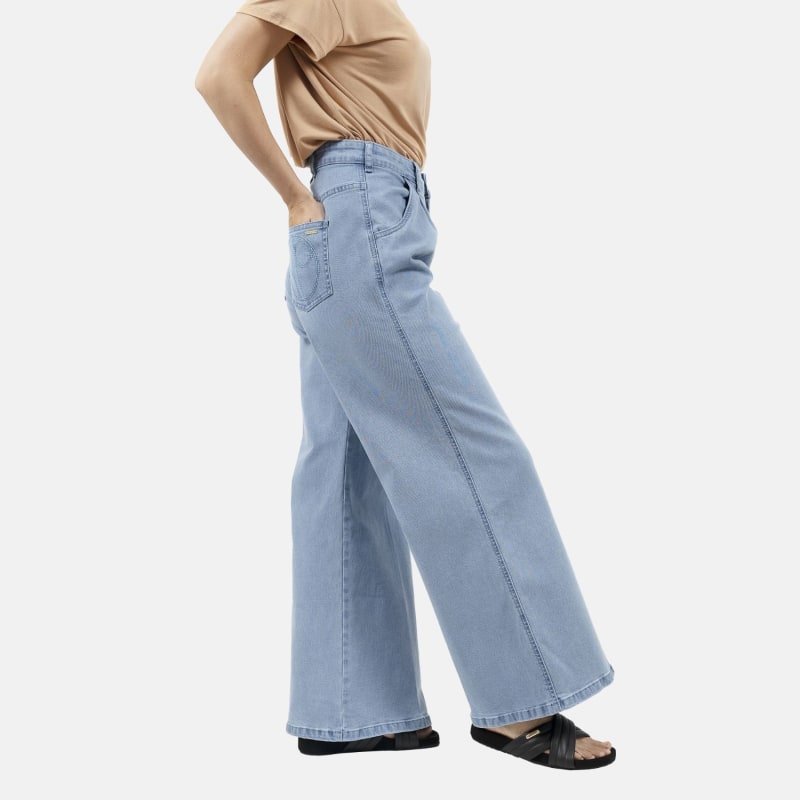 Thumbnail of Los Angeles - High Rise Wide Leg Jeans - Alto image