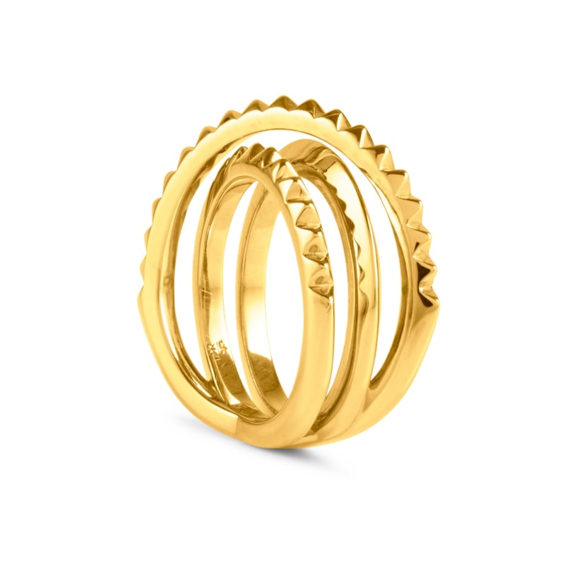 Thumbnail of Entwined Serpent Ring Gold image