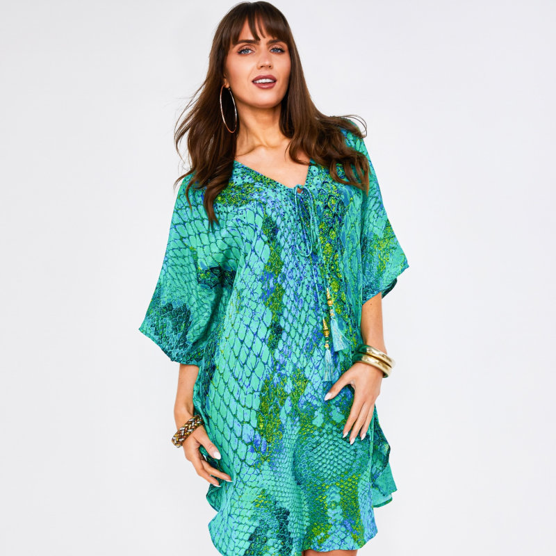 Thumbnail of Oceania Tassel Knee Caftan image