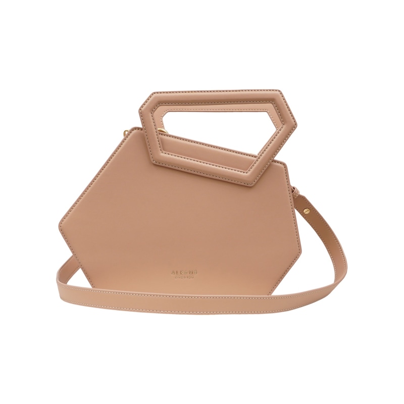 Thumbnail of Earth Hexagon Satchel - Nude image