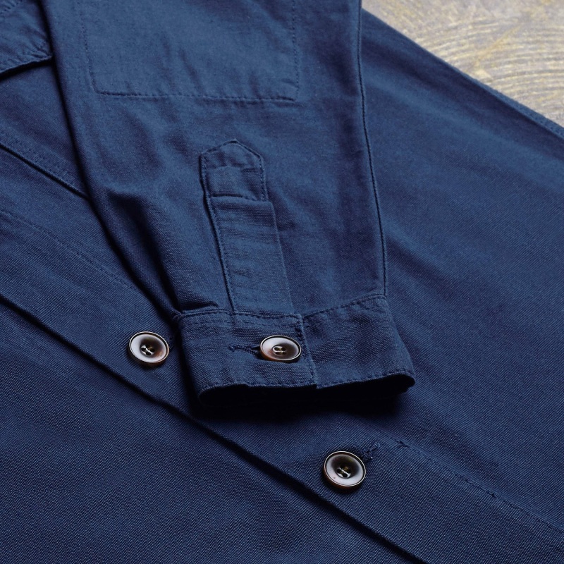 Thumbnail of The 3003 Buttoned Workshirt - Navy Blue image