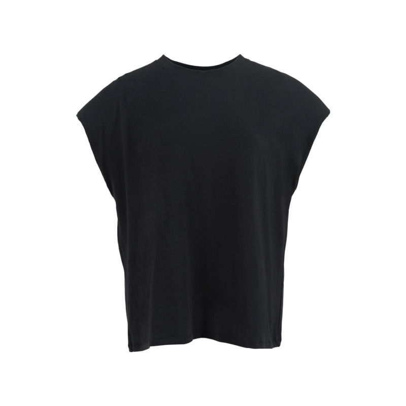 Thumbnail of Muscat - Pyratex Seaweed Fibre Bold Shoulder Tee - Black Sand image