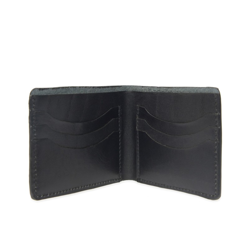 Thumbnail of Luxe Black Leather Wallet For Cards image