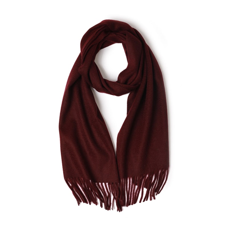 Bellemere New York Bellemere Classic Sharp Print Cashmere Scarf in