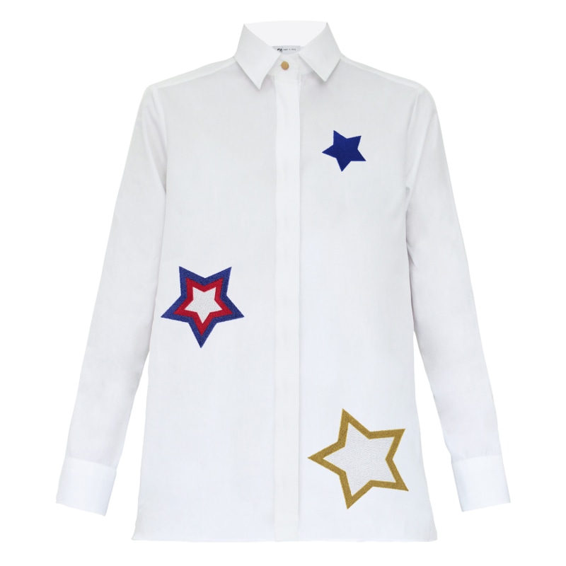 Thumbnail of Stars Embroidered Shirt image