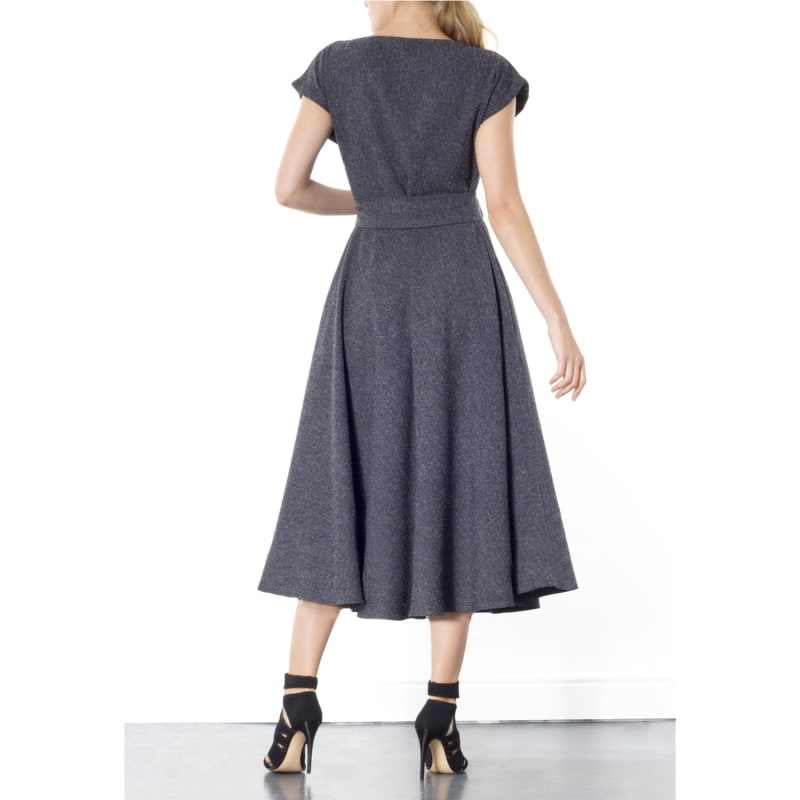 Thumbnail of Stine Grey Midi Dress image