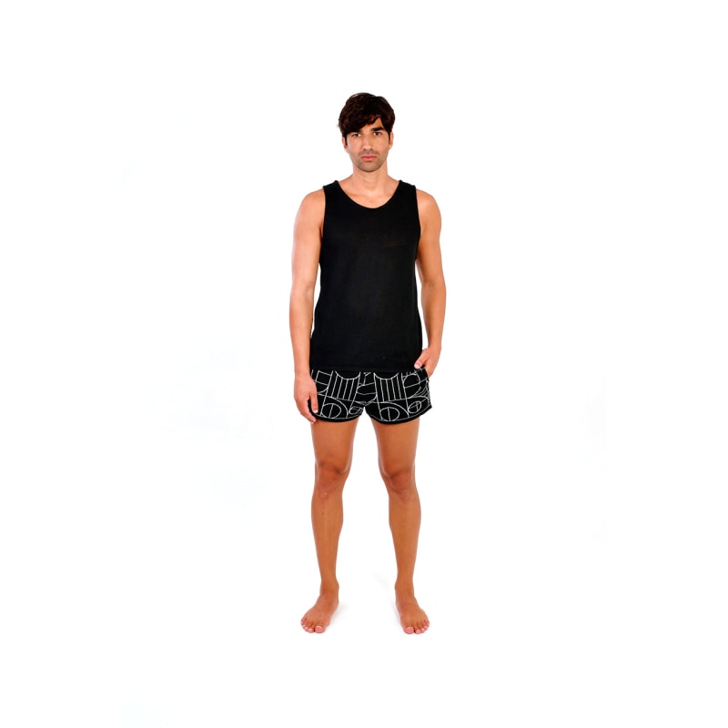 Thumbnail of Play Shorts - Black, White image