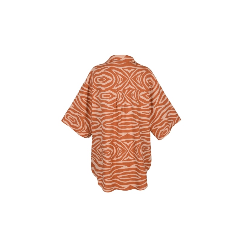 Thumbnail of Zebra Two Tone Linen Rayon Blouse image