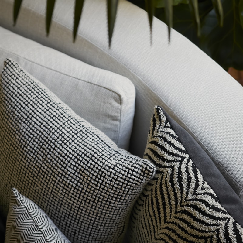 Thumbnail of Zebra Black Cushion image